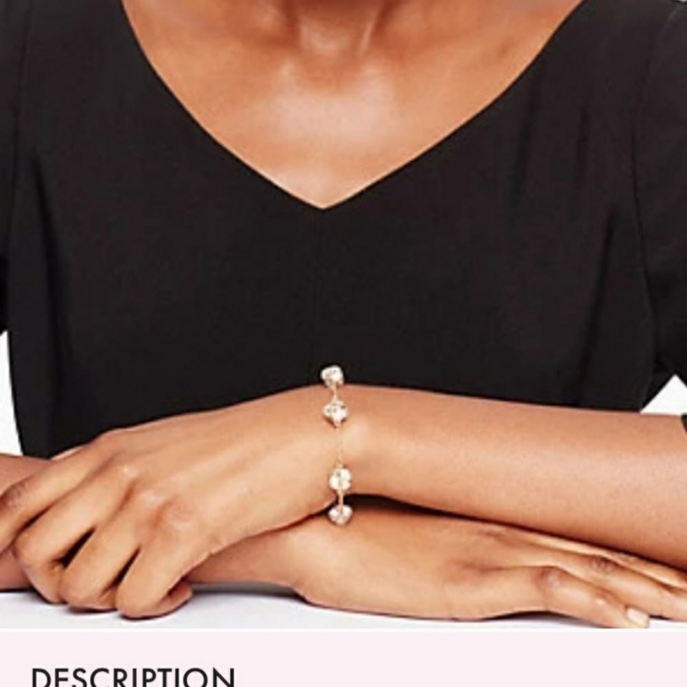 Kate Spade Lady Marmalade Bracelet Rose Gold Classic Designer Celeb Style - Picture 9 of 15